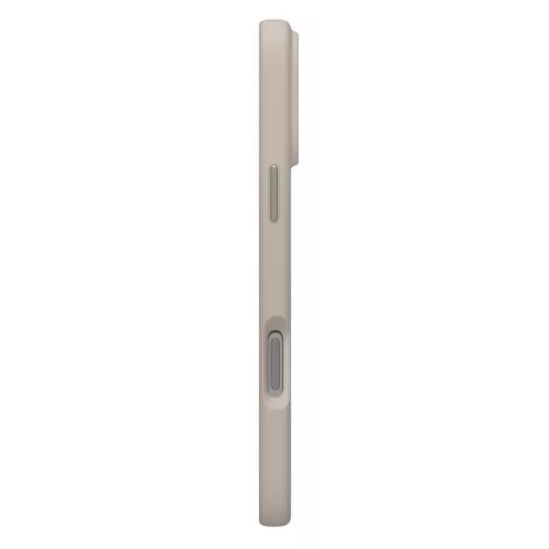 Spigen Silicone Fit Magfit Apple iPhone 17 Pro Max tok, MagSafe, Stone, szürke