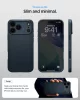 Spigen Thin fit Magfit Apple iPhone 17 Pro Max tok, MagSafe, Metal Slate, kék
