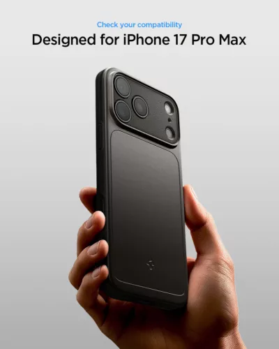 Spigen Thin fit Magfit Apple iPhone 17 Pro Max tok, MagSafe, Gunmetal, szürke
