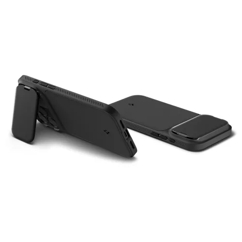 Spigen Optik Armor MagFit Apple iPhone 17 Pro tok, MagSafe, Black, fekete