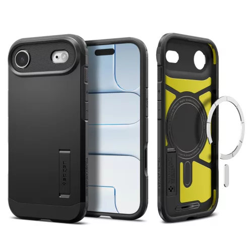 Spigen Tough Armor T MagFit Apple iPhone Air (2025) tok, MagSafe, fekete