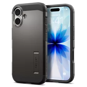   Spigen Tough Armor T MagFit Apple iPhone 17 tok, MagSafe, Gunmetal, szürke