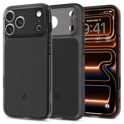 Spigen Ultra Hybrid T MagFit Apple iPhone 17 Pro Max tok, MagSafe, Matte Black, fekete