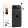 Spigen Glas.tR EZ Fit Optik Pro L-Series Apple iPhone Air (2025) Tempered kameralencse-védő fólia felhelyező kerettel, fekete-piros (2db)