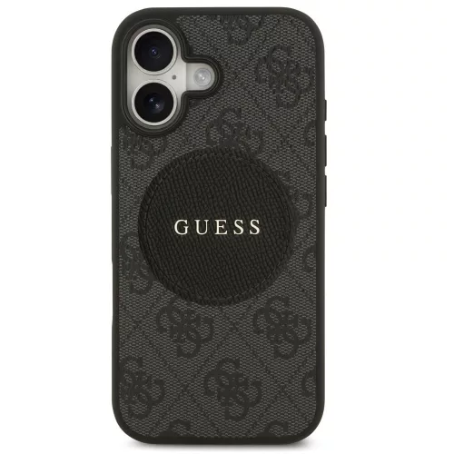 Guess 4G Circle Classic Logo Apple iPhone 17 MagSafe tok, fekete