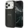 Guess 4G Stripe Apple iPhone 17 Pro MagSafe tok kameravédő kerettel, fekete-arany
