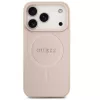 Guess Saffiano Classic Logo Apple iPhone 17 Pro MagSafe tok, rózsaszín