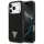Guess Rhinestone Triangle Apple iPhone 17 Pro hátlap tok, fekete