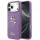 Guess Fixed Glitter Big 4G Apple iPhone 17 Pro hátlap tok, csillámos, lila