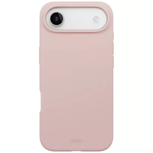 Uniq Lino Apple iPhone Air (2025) MagSafe szilikon tok, rózsaszín