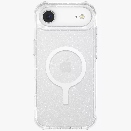 Uniq Lifepro Extreme Magclick Apple iPhone Air (2025) MagSafe csillámos tok, átlátszó