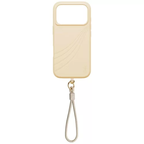 Uniq Coehl Serina Apple iPhone 17 Pro MagSafe tok csukló pánttal, bézs