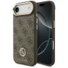 Guess 4G Strass Logo Apple iPhone Air (2025) MagSafe tok kameravédő peremmel, barna-arany