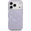 Karl Lagerfeld IML KL Monogram Apple iPhone 17 Pro Max MagSafe kompatibilis hátlap tok, lila