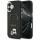 Karl Lagerfeld Karl & Choupette Pins Apple iPhone 17 MagSafe kompatibilis hátlap tok, fekete