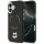 Karl Lagerfeld Choupette Pin Apple iPhone 17 MagSafe kompatibilis hátlap tok, fekete