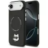 Karl Lagerfeld Choupette Pin Apple iPhone Air (2025) MagSafe kompatibilis hátlap tok, fekete