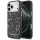 Karl Lagerfeld IML Leopard Pattern Apple iPhone 17 Pro MagSafe kompatibilis hátlap tok, leopárd minta, fekete