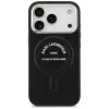 Karl Lagerfeld Karl RSG Logo Apple iPhone 17 Pro MagSafe kompatibilis hátlap tok, fekete