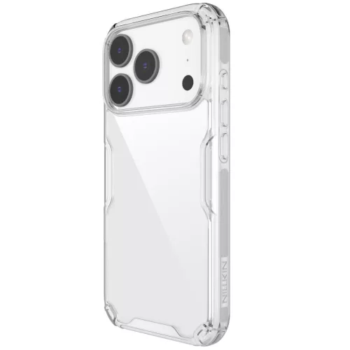 Nillkin Nature Pro Apple iPhone 17 Pro szilikon tok, átlátszó
