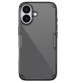  Nillkin Nature Pro Apple iPhone 17 szilikon tok, átlátszó-fekete