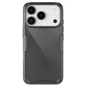   Nillkin Nature Pro Apple iPhone 17 Pro szilikon tok, átlátszó-fekete