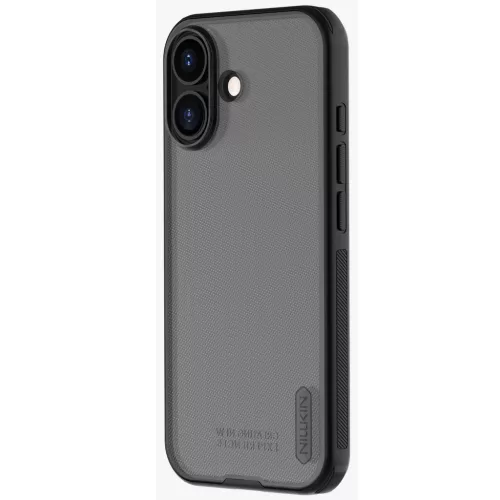 Nillkin Super Frosted PRO Apple iPhone 17 műanyag hátlap tok, átlátszó-fekete