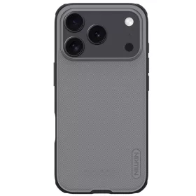   Nillkin Super Frosted PRO Apple iPhone 17 Pro műanyag hátlap tok, átlátszó-fekete
