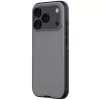 Nillkin Super Frosted PRO Apple iPhone 17 Pro műanyag hátlap tok, átlátszó-fekete
