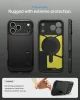 Spigen Tough Armor MagFit Apple iPhone 17 Pro Max tok, MagSafe, Gunmetal, szürke
