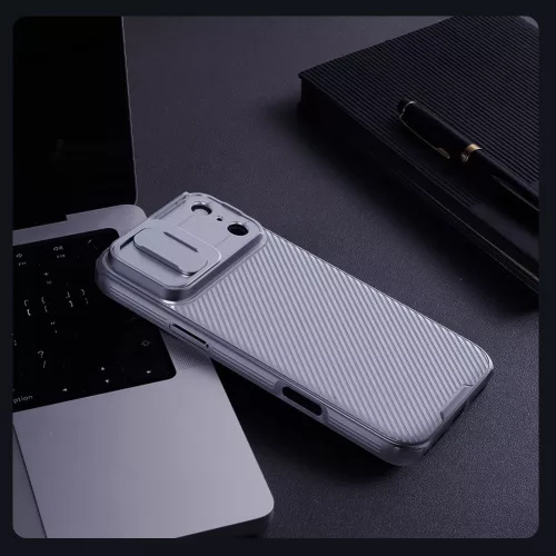 Nillkin CamShield Pro Apple iPhone 17 Pro Max műanyag hátlap tok, titánium szürke