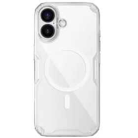   Nillkin Nature Pro Apple iPhone 17 mágneses hátlap tok, átlátszó