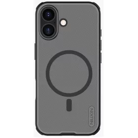   Nillkin Super Frosted PRO Apple iPhone 17 mágneses műanyag hátlap tok, átlátszó-fekete