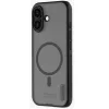 Nillkin Super Frosted PRO Apple iPhone 17 mágneses műanyag hátlap tok, átlátszó-fekete