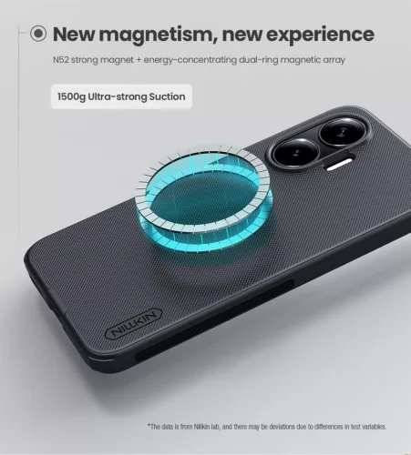Nillkin Super Frosted PRO Apple iPhone 17 Pro Max mágneses műanyag hátlap tok, átlátszó-fekete