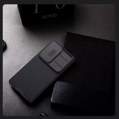 Nillkin CamShield Pro Magnetic Samsung Galaxy S25 FE mágneses műanyag hátlap tok, fekete