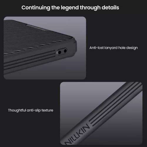 Nillkin CamShield Pro Magnetic Samsung Galaxy S25 FE mágneses műanyag hátlap tok, fekete