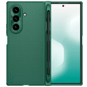   Nillkin Super Frosted Fold Samsung Galaxy Z Fold 7 mágneses műanyag hátlap tok + S-pen, zöld