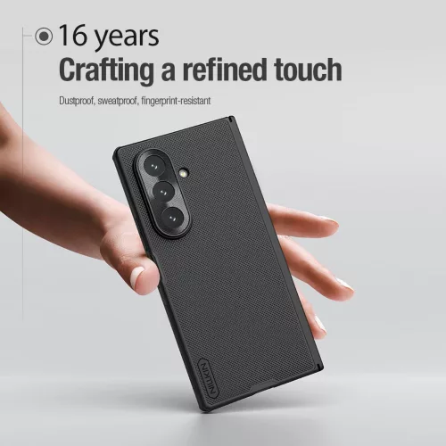 Nillkin Super Frosted Fold Samsung Galaxy Z Fold 7 mágneses műanyag hátlap tok + S-pen, zöld
