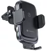 Forcell F-Grip Grand autós tartó / autós töltő szellőzőrácsba, vezeték nélküli / wireless töltéssel, 15W, ezüst