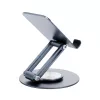 Forcell F-Grip Fold Stand 3 360 állítható / dönthető / összecsukható asztali tablet tartó, szürke