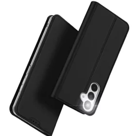   Dux Ducis Skin Pro Samsung Galaxy A17 / Galaxy A18 kitámaszható műbőr tok kártyatartóval, fekete