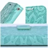 Mezzo Book Xiaomi Redmi 15C 4G / 15C 5G kinyitható tok kártyatartóval, mandala minta, zöld