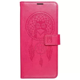   Mezzo Book Xiaomi Redmi 15C 4G / 15C 5G kinyitható tok kártyatartóval, álomfogó minta, magenta