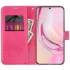 Mezzo Book Xiaomi Redmi 15C 4G / 15C 5G kinyitható tok kártyatartóval, mandala minta, magenta