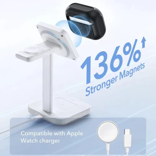 ESR Orbit Hybrid Halolock AirPods Pro 3 tok, MagSafe, titánium szürke
