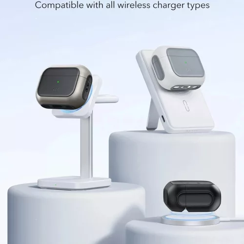 ESR Orbit Hybrid Halolock AirPods Pro 3 tok, MagSafe, titánium szürke