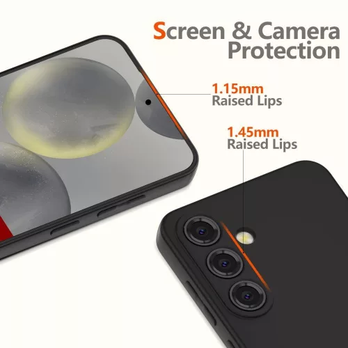Tech-Protect Icon Samsung Galaxy A17 szilikon tok mikroszálas béléssel, kék