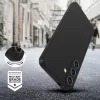 Tech-Protect Icon Samsung Galaxy A17 / Galaxy A18 szilikon tok mikroszálas béléssel, fekete