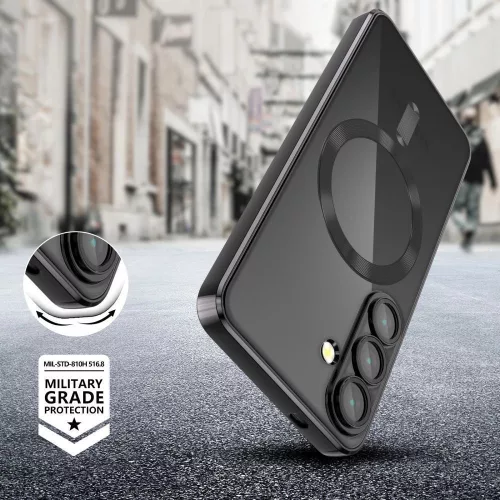 Tech-Protect Magflex Samsung Galaxy A17 tok, MagSafe, fekete